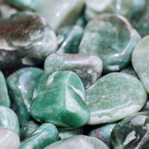 aventurine gem stone as natural mineral rock specimen